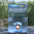 thumbnail image 3 of Contenedor de bebidas para campamento,Contenedor de agua para camping con grifo de 20 l,Grifo portátil para transportar agua en el coche,Dispensador de bebidas con jarra grande para almacenar, 3 of 8