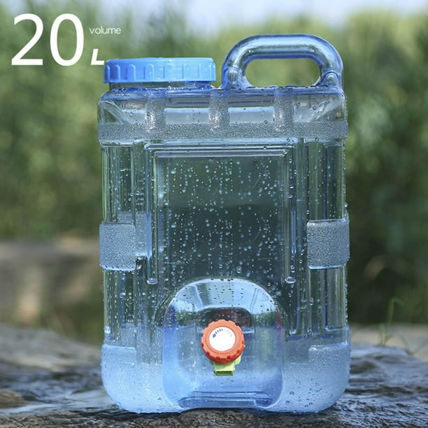 Recipiente de Agua Portátil de 20L con Grifo Perfecl para Acampar y Senderismo