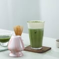 thumbnail image 3 of Soporte Tradicional para Batidor Matcha Sunnimix Cerámico Rosa y Blanco, 3 of 4