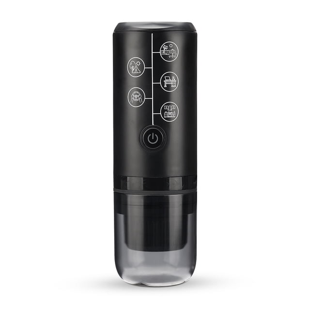 All-in-One French Press Travel Coffee Mug, 12oz Insulated Stainless Steel Coffee Maker and Tumbler for Hot & Cold Brew, Portable & Leak-Proof for Commuting, Camping, and Office