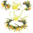 thumbnail image 6 of MRLESS Sunflower Headband Ribbon Floral Hairpiece Elegant Bridal Accessory, 6 of 7