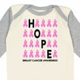 thumbnail image 4 of Inktastic Hope Breast Cancer Awareness Boys or Girls Long Sleeve Baby Bodysuit, 4 of 5