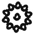 thumbnail image 3 of Soft Hair Scrunchies 12Pcs Elastic Hair Ties For Girls And Women Ideal For Ponytails And Buns Gentle On Hair In, 3 of 4