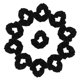 thumbnail image 3 of Soft Hair Scrunchies 12Pcs Elastic Hair Ties For Girls And Women Ideal For Ponytails And Buns Gentle On Hair In, 3 of 4