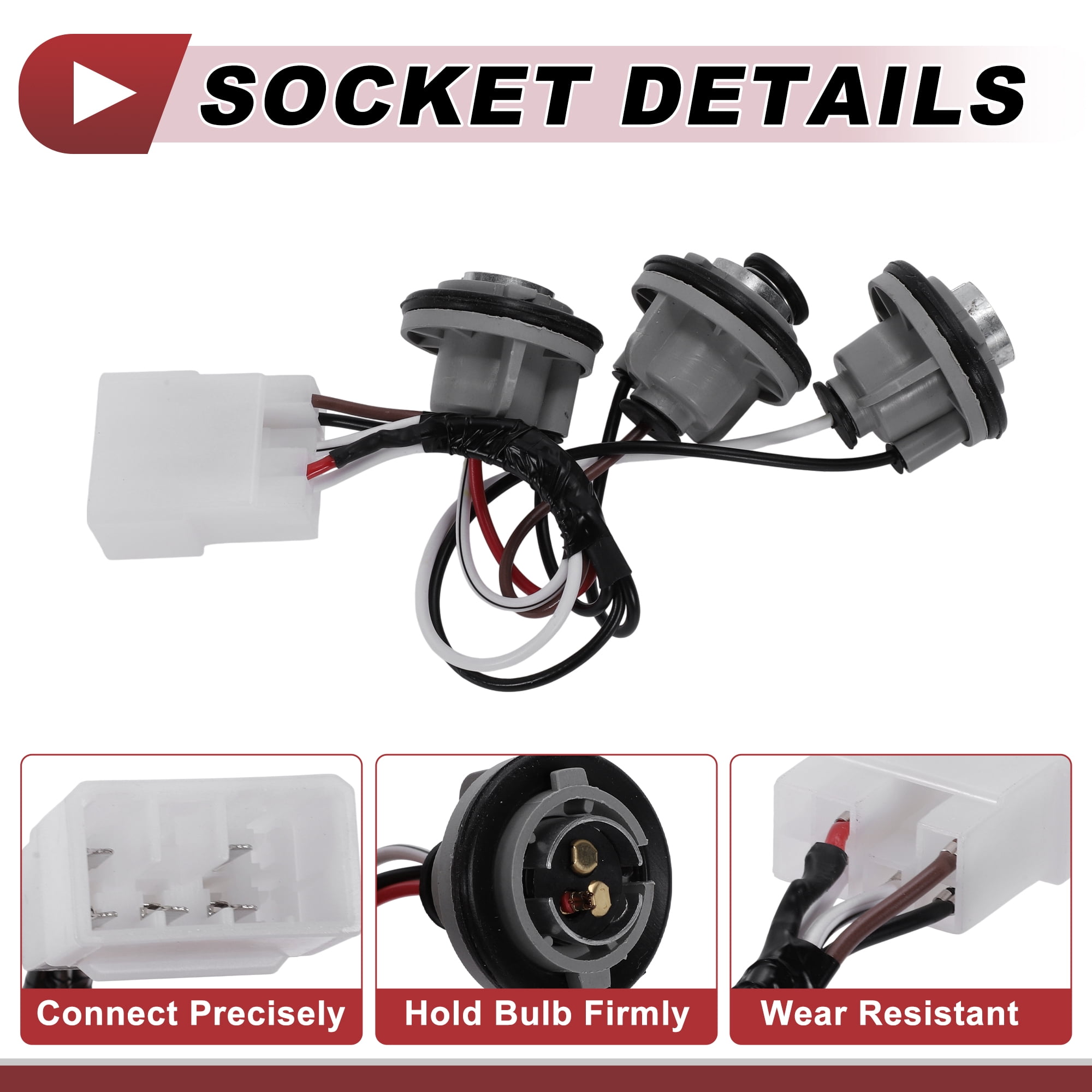 Unique Bargains Tail Light Socket Wiring for Subaru Impreza 1993-2001