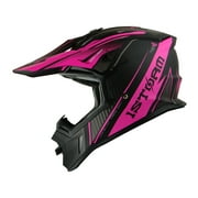 1Storm Adult Motocross Helmet BMX MX ATV Dirt Bike Downhill Mountain Bike Helmet Racing Style H637; Storm Pink