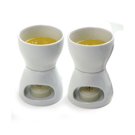 

1 PC-Set of 2 White Porcelain Butter Warmers