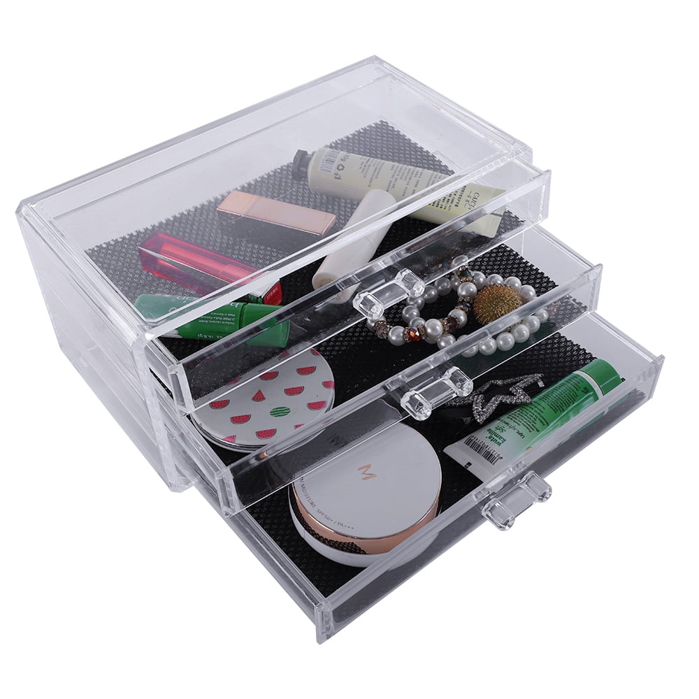 UBesGoo Plastic Cosmetics Storage Rack Display Makeup Organizer Boxes