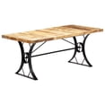thumbnail image 1 of vidaXL Table à Manger 180x90x76 cm Bois de Manguier Massif, 1 of 5