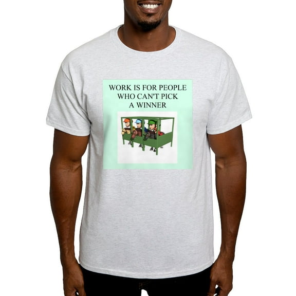 CafePress - Horse Racing Gifts T Shirts Light T Shirt - Men's Classic Graphic T-Shirt