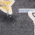 thumbnail image 2 of Alfombra de baño hermosa alfombra de ducha, lujoso felpudo de alta absorción y antiderrapante, lavadora en máquina adecuada para baño, ducha y baño Rana de lluvia ligera, 2 of 5