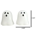 thumbnail image 2 of Halloween Gothic Spooky White Cloaked Ghosts Ceramic Salt And Pepper Shakers Set, 2 of 9