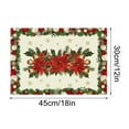 thumbnail image 3 of Lwlmwt Christmas Table Decoration,Christmas Tree Xmas Snowflakes Placemats,Winter Table Mats,for Party Kitchen Dining Decoration, 3 of 5