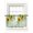 Green, variant on Rustic Sunflowers Tier Curtains 24 Inch Length,Sheer Curtains for Bedroom Living Room Farmhouse Eucalyptus Leaves Botanical Short Kitchen Curtains Drapes for Small Half Window 27.5"x24" 2 Panels