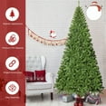thumbnail image 4 of Costway 9Ft Unlit Hinged PVC Artificial Christmas Tree Premium Spruce Tree w/ 2094 Tips, 4 of 10
