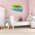 thumbnail image 2 of She Began To Fly Caterpillar Thought Life Is Over Motivating Quote Wall Art Sticker Designs Vinyl Stickers For Home House Walls Rooms Windows Bedroom Decoration Size (26x26 inch), 2 of 3