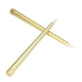 thumbnail image 1 of LED Candle Light, 2pcs LED Taper Candles Wiring Free Battery Powered  For Pet For Birthday Party For Wedding Full Spray Gold, 1 of 8