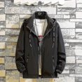 thumbnail image 3 of Jacket Men Plus Size 6xl 7xl 8xl Spring Autumn Thin Windbreaker Mens Hooded Bomber Coat Streetwear Boy Zipper Casual Sportswear, 3 of 5