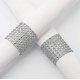 thumbnail image 1 of Anillos de Marco para Silla LzGUNGY Soporte de Servilleta Plateados 100 Piezas, 1 of 3