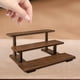 thumbnail image 2 of Mini soporte para flores para casa de muñecas, escala 1/6 1/12, artesanía, adorno, decoración de mesa de madera L Marrón, 2 of 6