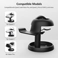thumbnail image 2 of Soporte para VR compatible con Meta Quest 3/Quest 2/Vision Pro/Pico 4, base de exhibición universal para auriculares VR, soporte estable con base redonda., 2 of 4