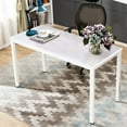 thumbnail image 2 of SOGES 55 inches Large Office Desk Writing Desk Computer Desk White, 2 of 4