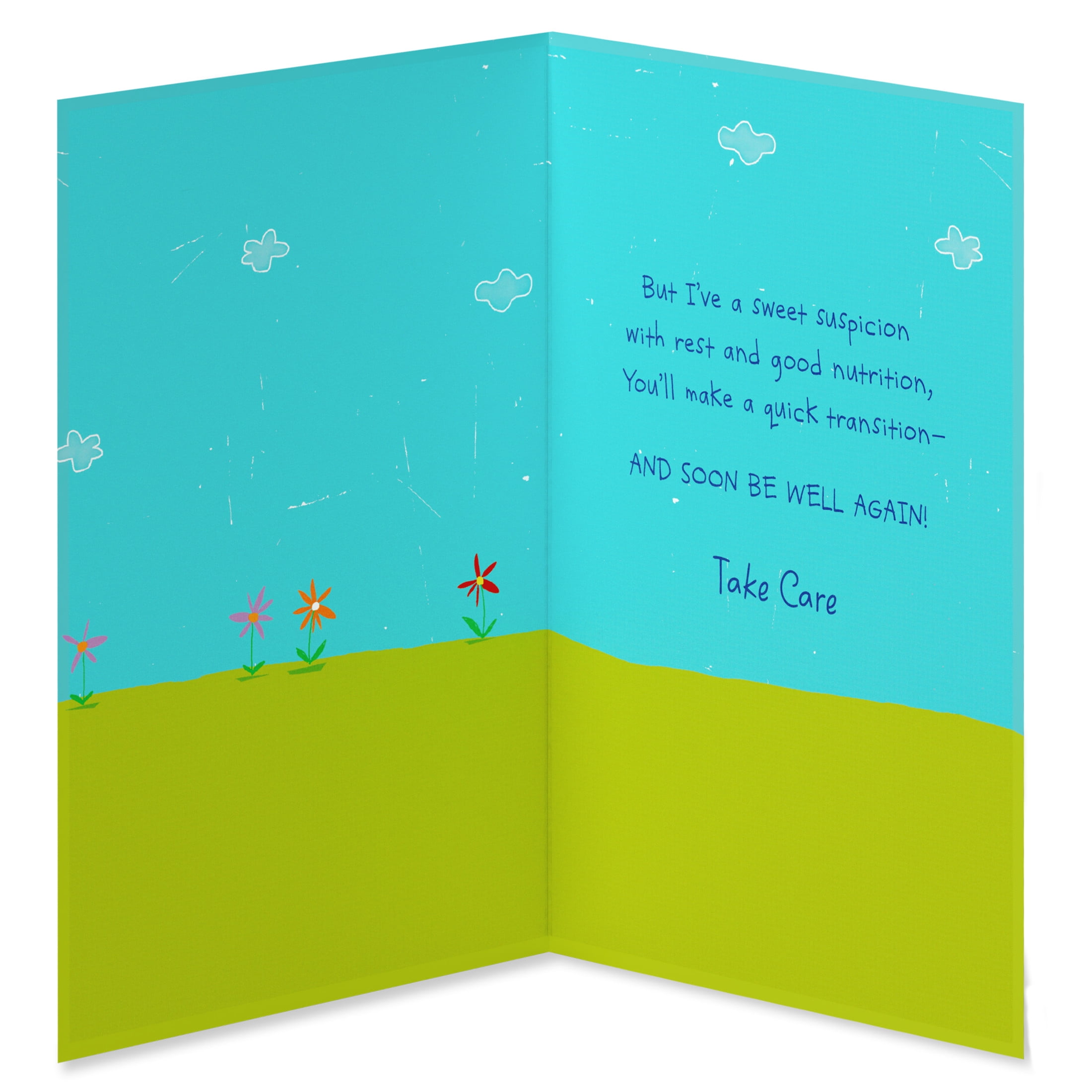 American Greetings Get Well Soon Card (Bear Holding Bandaid)