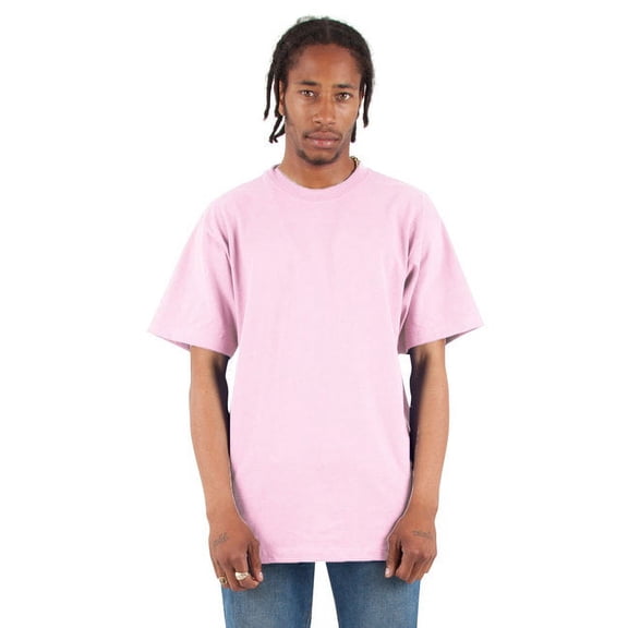 Adult 7.5 oz., Max Heavyweight T-Shirt - POWDER PINK - 2XL