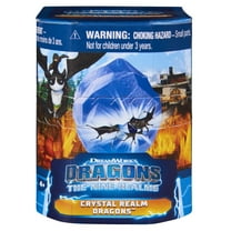 DREAMWORKS DRAGONS THE NINE REALMS, CRYSTAL REALM DRAGONS, MYSTERY 1-INCH MINI DRAGON FIGURES