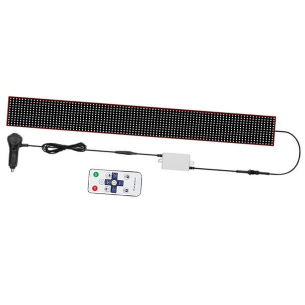 Luces LED de ojos de diablo para coche, luces de acento, pantalla suave con control remoto Integrado 120cm