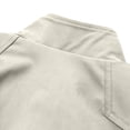 thumbnail image 6 of JTSRKL Mens Stand Collar Windbreaker Jackets Waterproof Loose Fit Outdoor Hiking Bomber Coat No Hood Breathable Streetwear Daily Comfort Top, 6 of 8