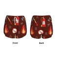 thumbnail image 6 of Goofa Fire Extinguisher Printed Women 2 in 1 Running Shorts,Quick Dry Athletic Workout Shorts,High Waisted Athletic Shorts with Liner Pockets-Small, 6 of 9