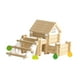 thumbnail image 2 of Juego de bloques de construcción de madera, casa de madera, decoración del hogar, juguete de construcción, bloques apilables para regalo de cumpleaños, 2 of 9
