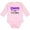 AD-Pink, variant on Inktastic Tougher than Cystic Fibrosis Boys or Girls Long Sleeve Baby Bodysuit