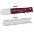 thumbnail image 2 of Printtoo Personalized Desk Name Plate Pretty Leaf Custom Acrylic Office Desk Name Plate Accessory 2x10 Inches, 2 of 5