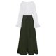 thumbnail image 3 of Womens Halloween Costumes Gothic Skirts for Women Women's Fashion Casual Solid Color Long Sleeve Tops Halloween Skirts Suit, 3 of 5