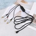 thumbnail image 5 of 3.5mm Audio Video AV Cable Adapter to 3RCA Extension Cord Composite Data Cord for to TV Monitor, 5 of 10