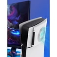 thumbnail image 3 of For PS5 Slim Console Cooling Fan Side-Mounted Cooling Fan with 3 USB 2.0 Ports Console Quiet Cooler Side Temperature Control Cooling Fan Face Cover for Playstation 5 Slim Accessories, 3 of 9