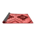 thumbnail image 2 of Ahgly Company Indoor Square Oriental Red Modern Area Rugs, 7' Square, 2 of 4