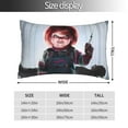 thumbnail image 2 of Saiise Chucky Y Printed Pillowcases with Envelope Closure, Gift for Women Men-14"x20" (Pillow not included), 2 of 6