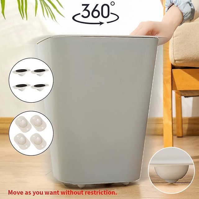 Ruedas giratorias autoadhesivas, Ruedas giratorias peque?as Mini ruedas giratorias Ruedas Ruedas autoadhesivas Ruedas adhesivas para muebles peque?os Caja de basura 8 LingWen 1327533365802