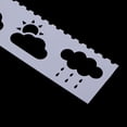 thumbnail image 3 of jifeng 8 Plastic Painting Stencils For Art Crafts, DIY Drawing Templates Assorted Weather, 3 of 9