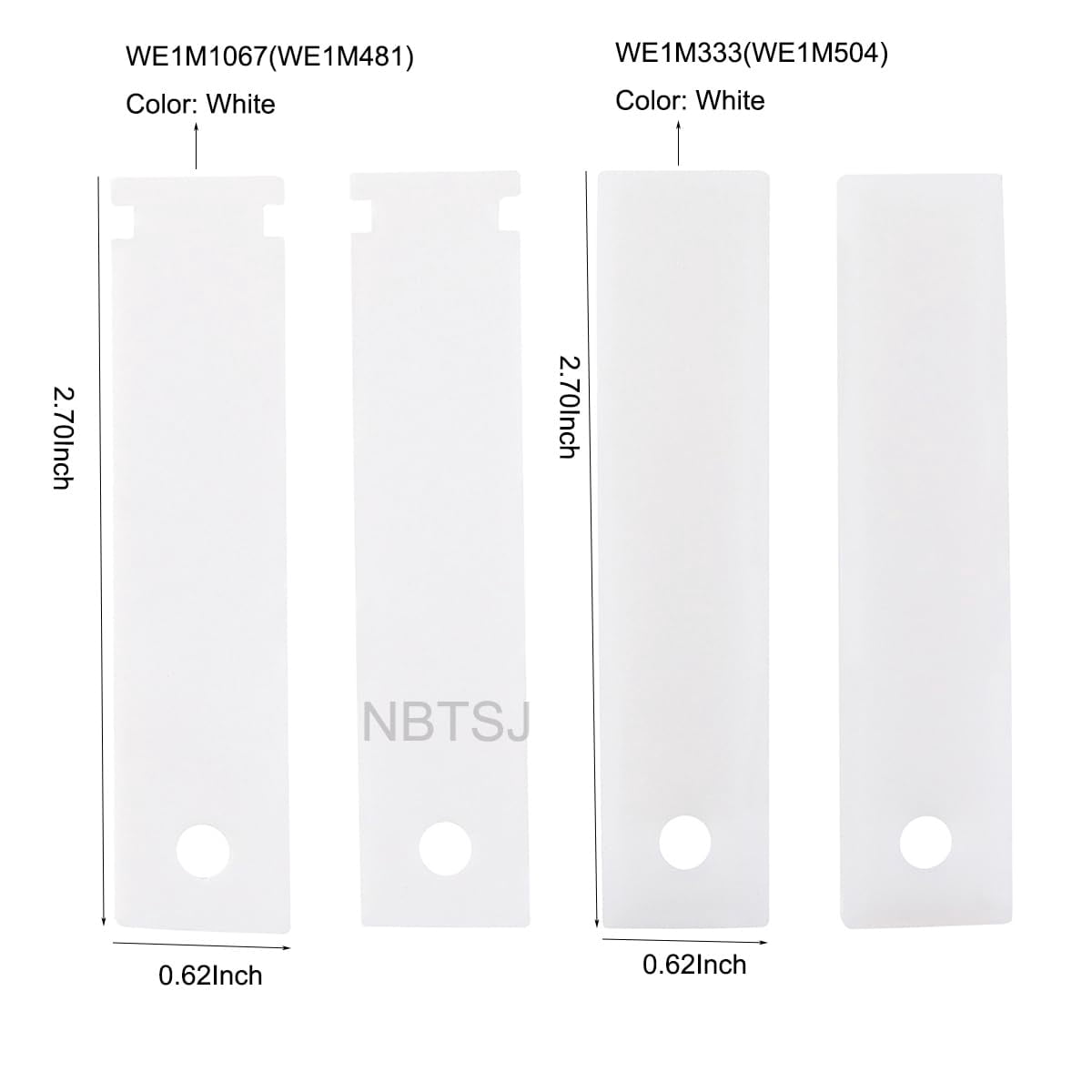 WE49X20697 Dryer Bearing Maintenance Kit fits for G.E Top-Load Dryers,Replace WE3M26 WE3M20 WE03M0020