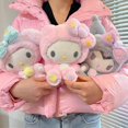 thumbnail image 1 of Muñeco de peluche de 23 cm con colgante de dibujos animados de la serie Sanrio, regalo de 23 cm, Hello Kitty, 1 of 2