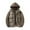 Brown, variant on Men's Winter Two Padded Jacket Warm Padded Jacket