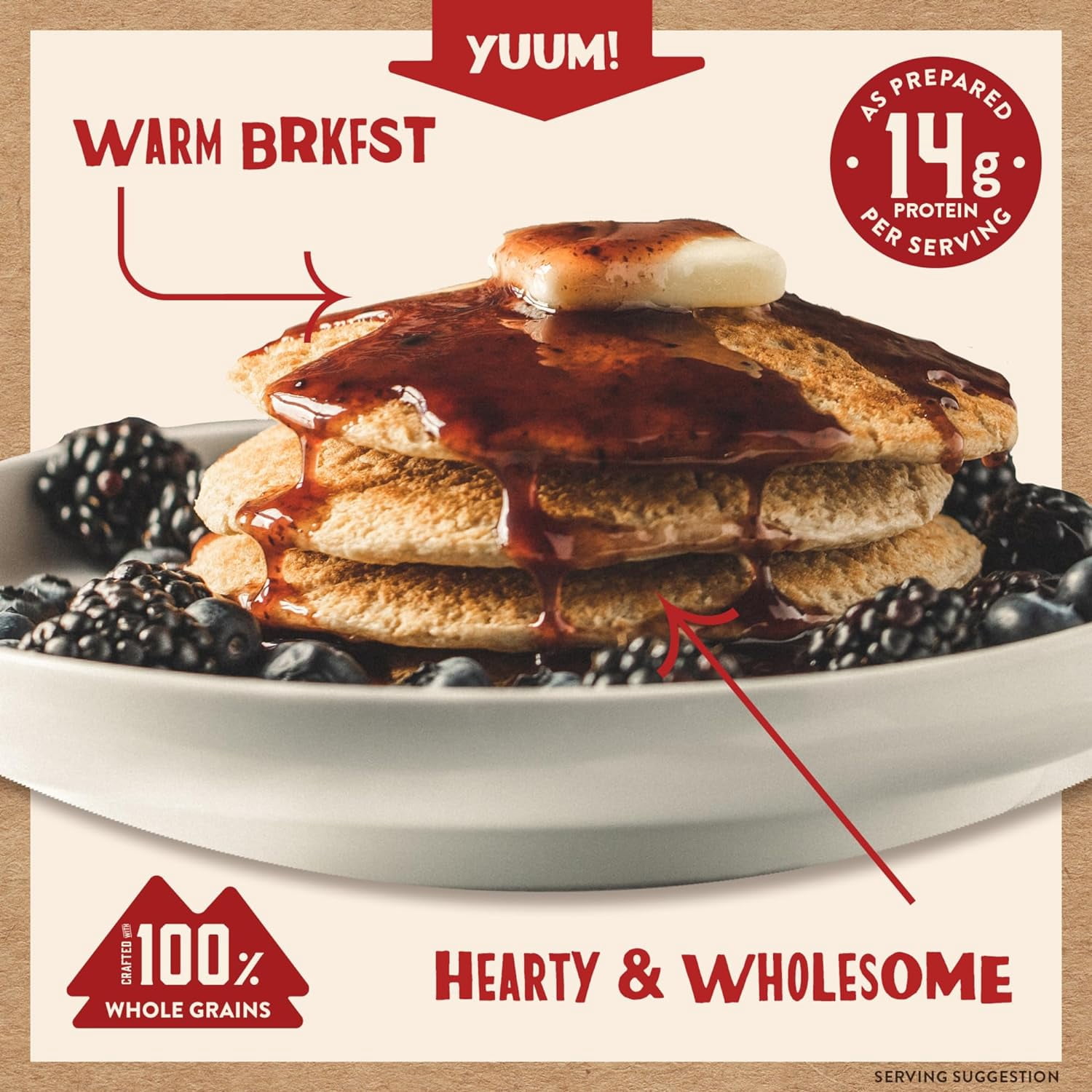 Kodiak Cakes Gluten Free Flapjack, Pancake & Waffle Mix, Frontier Oat, High Protein,100% Whole Grains (Pack of 6)