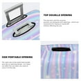 thumbnail image 5 of Gaeub Striped Gradient Elastic Luggage Cover with Concealed Zipper Dust-Proof Luggage Cover Protector - 18-32 inch - Small, 5 of 9