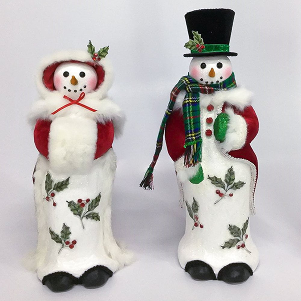 Katherine's Collection 2020 Snow Day Snowmen Figurine, Assortment of 2 ...