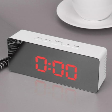 Supvox Multi-Function LED Alarm Clock with Radio Snooze Function and Large Display