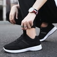 thumbnail image 7 of GrmtClth Arch Support Comfort Walking Sneakers for Men Breathable Mesh Dual Closure Shock Absorb Non Slip Orthopedic Daily Shoes Black (US/9), 7 of 7